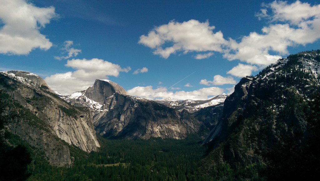 Hiking in Yosemite - Half Dome