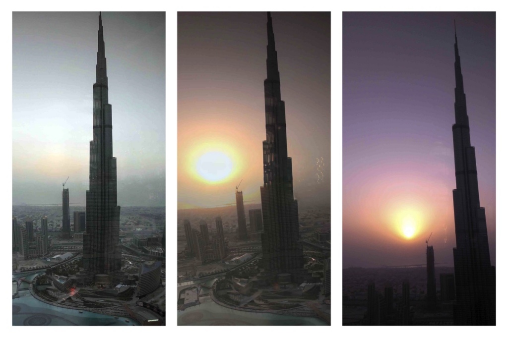 Dubai - Burj from Neo's (collage)